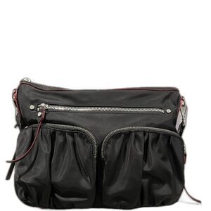 MZ Wallace JANE Black Nylon Satchel - Quiet Luxury Commuter Bag Y2K Utility